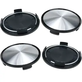 Cs202304 Autut 63mm Silver Wheel Rim Hub Center Covers Caps Replacement 60mm Lug To