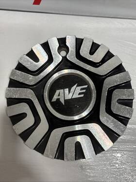 Ave C-373-mf Wheels Silver And Black Custom Wheel Center Cap Cover # Sl1204-02