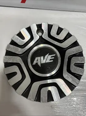 Sl1204-02 Ave C-373-mf Wheels Silver And Black Custom Wheel Center Cap Cover #