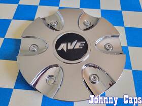 Ave Wheels M-704 # Cap . New Chrome Custom Wheel Center 61 Qty. 1