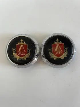 3205k75-b Axe Luxury Wheels Lot Of 2 Pop-in Center Cap Part# Stock# 4346 3205k75-b Axe Luxury Wheels Lot Of 2 Pop-in Center Cap Part# Stock# 4346