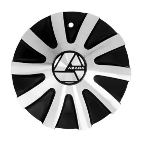 C247l176a-mb Azara 504 Black Machined Wheel Rim Center Cap - -20 22 24 26 28