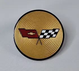 E23012 Bastian Bros Co 1982 Corvette Emblem-collector Edition-wheel Center Cap Usa Vintage
