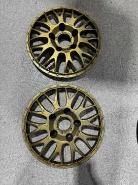 0228026 Bbs Wheel Center E28 Magnesium 5-lug 5x130 Bolt Pattern Porsche Pair