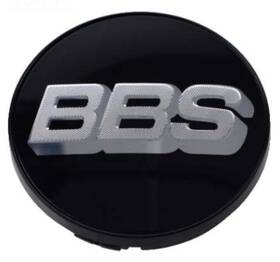 Bbs Bbs10.02.3596 Four 4 Center Caps 56mm Black And 3d Silver Part 10.02.3596