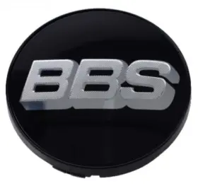 Bbs10.02.3596 Bbs Four 4 Center Caps 56mm Black And 3d Silver Part 10.02.3596