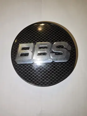 09.24.282 Bbs Wheels 1 New Wheel Center Cap Carbon Rk Others 70mm 3-tab