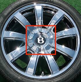 Bentley 3w0-601-165-ah Factory Chrome Center Cap Oem Continental Wheel 3w0601161af 3w0601165ah
