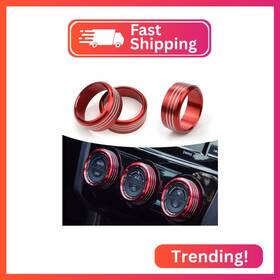 Bentolin Am00326 For Subaru Ac Knob Cover Accessory Center Console Switch Volume Temp Control But