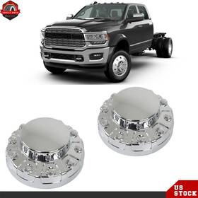 Berliii Ber497400 Silver Rear Wheel Center Cap Hub Fit For Dodge Ram 4500 5500 2019-2021 2pcs