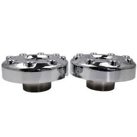 5c34-1a096-le Bfo Vy7qg9 Dually Chrome 4x4 Front Wheel Center Cap For Ford F-350 Duty