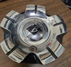 Sj907-12 Black Ice C-vb5-c. Wheels / Chrome Custom Wheel Center Cap Caps