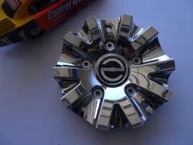 C-058-abs Black Label Chrome Custom Wheel Center Cap # Rare