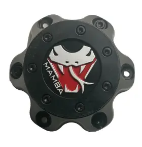 Spl96-x Black Mamba Wheels Matte Wheel Rim Hub Cover Center Cap #