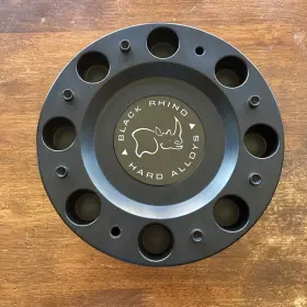 1244s02 Black Rhino U Hard Alloys Matte With Silver Logo Wheel Center Cap Hub 1244 1244s02 Black Rhino U Hard Alloys Matte With Silver Logo Wheel Center Cap Hub 1244