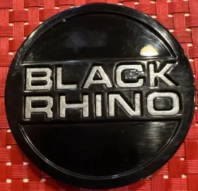 1906s01 Black Rhino / Chrome Wheel Center Cap