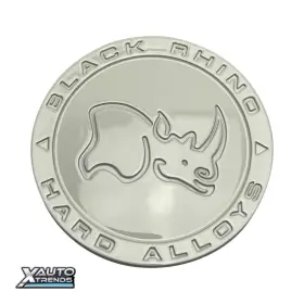 Black Rhino 194933285846 Snap In Gloss White Wheel Center Cap Ccbrhacuvw