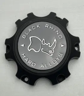 C609805-cap Black Rhino Used Flat Matte Wheel Center Cap No Screws