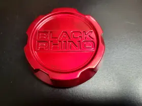 Ccbrpsc022bla-cr Black Rhino Red Pop-in Center Cap For Brprm And Brren Wheels