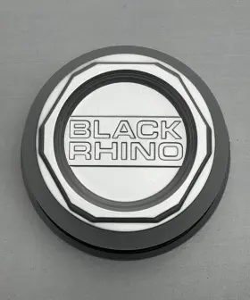 Psc4136blagsv1 Black Rhino Used Silver Push Thru Wheel Center Cap