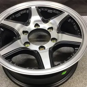 922mb566035 Black Rock Toy Hauler 15x6 Aluminum Machined Wheel 922mb566035 Black Rock Toy Hauler 15x6 Aluminum Machined Wheel