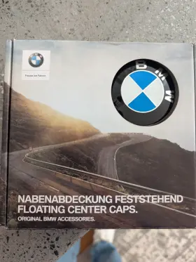 2455269 Bmw Set Of 4 Genuine Floating Wheel Center Hub Caps For Rims W 120mm Bolt Circle