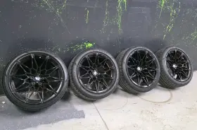 36118093836 Bmw 19 Inch 20 M3 M4 Competition Wheels Rims Factory Oem Gloss Black G80 G82 M826