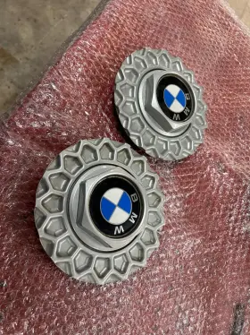 36131180115 Bmw E34 E32 E24 15 Inch Style 5 Basketweaves Center Hub Cap X2