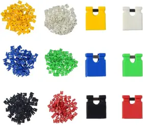 Chen-shek2638 Brand Miayon Jumper Caps Kit 600pcs 2.54mm Short Circuit Cap Bridge Without Handle