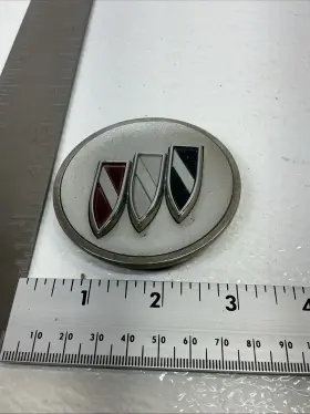 241845 Buick Wheel Center Hub Cap Silver With Red/white/blue Logo Bu94 Emblem 3 Inch Oem