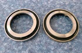 Buick 254332 2 Riviera Chrome Metal 4-1/4 Inch Wheel Center/hubcap Rings No Emblems