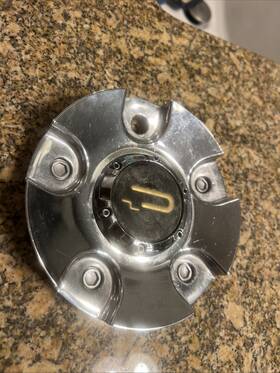 C Squared 550-1cap C-squared Wheels Chrome Custom Wheel Center Cap # / Tj05188 1