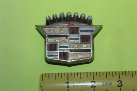 354570 Cadillac 1963-80 Deville Wheel Center Cap Emblem Cover Oem #2