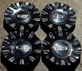 84963915 Cadillac Set Of 4 Oem 2025 Escalade Esv 24 Inch Wheel Center Caps Hubcaps