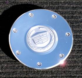 Cadillac 9594999 One Nice Genuine Cts Polished Center Cap Hubcap For 16 Inch 2003 2004 Oem