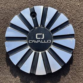 Cavallo 914l171m Clv 6 Wheels Custom Wheel Black And Machined Center Cap