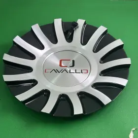 C-1836-3 Cavallo Black Wheel Center Cap Hc386-3