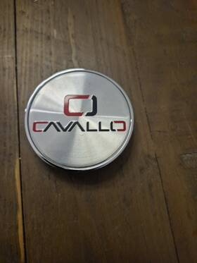 Cavallo C266k65s-ch Silver Wheel Center Cap Hub 2.75 Inch