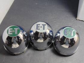 Ccpc Cp-90 3 Plastic E-t Wheel Push In Chrome Center Cap Caps #c-90 Hot Rod Cars