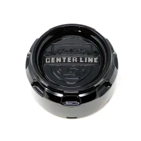 Cap-clr1-b20 Center Line / Gloss Black Snap-in Cap