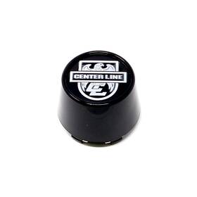 Center Line Cap-clr5b-rb / C-542-1 Gloss Black Snap-in Cap