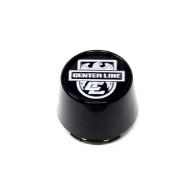 Cap-clr5b-rb Center Line / C-542-1 Gloss Black Snap-in Cap