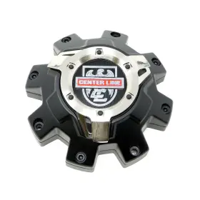 Cap-cls8x-ur Center Line / Satin Black Bolt-on Cap