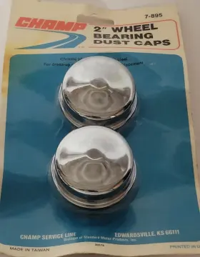 9-895 Champ Service Line Chrome Plated Wheel Bearing Dust Cap S 2.00 Inch O.d. Dress-up Or Oe Set Of 2 Pair 9-895 Champ Service Line Chrome Plated Wheel Bearing Dust Cap S 2.00 Inch O.d. Dress-up Or Oe Set Of 2 Pair