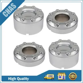 Chas16726101s Chas 4 Chrome Wheel Center Caps For 2005-2016 2015 Ford F-350 Super Duty Dually Drw