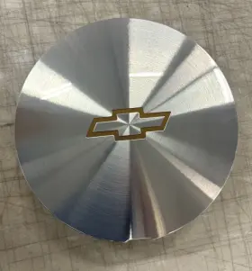 15996763 Chevrolet Nos Oem S10 Pickup Gold Bowtie Brushed Finish Center Cap 1994