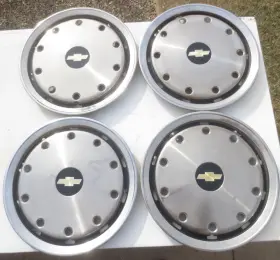 12542911-p Chevrolet 2500 Suburban Pickup Full Wheelcovers 12542911-p/n 15545381 1988-1994 Truck 16 Inch 4 Used Oem Hubcaps Stainless Nice