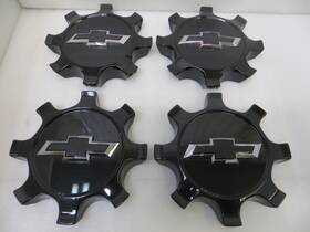 Chevrolet 85545880 Chevy Silverado Ev 2500 / 3500 24-26 Black Center Caps - Set 4 Oem