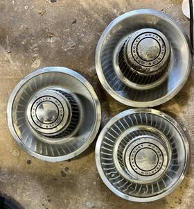 Chevy Pn3925805 Three 3 1967-1969 Camaro Nova Chevelle Oem Gm Rally Hubcap