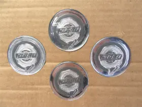 1-68042186aa Chrysler 4 Pcs Oem For Wheel Center Caps Stick On Medallions Silver 2-1/8 Inch